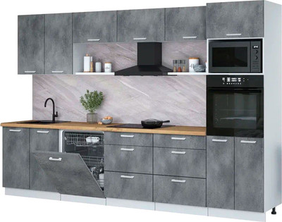 

Кухонный гарнитур, Мила Лайт 3.2-ПМ1