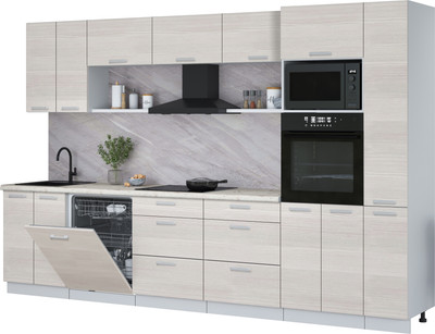 

Кухонный гарнитур, Мила Лайт 3.3-ПМ1