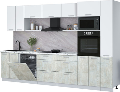 

Кухонный гарнитур, Мила Лайт 3.3-ПМ1