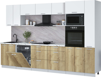 

Кухонный гарнитур, Мила Лайт 3.3-ПМ1