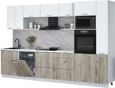 

Кухонный гарнитур, Мила Лайт 3.3-ПМ1