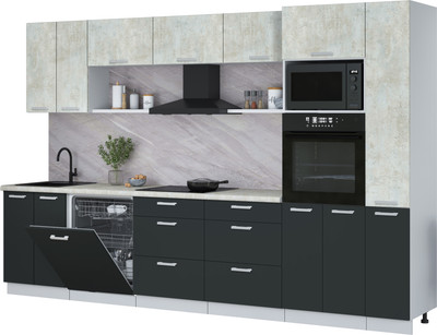 

Кухонный гарнитур, Мила Лайт 3.3-ПМ1