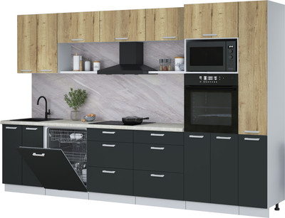 

Кухонный гарнитур, Мила Лайт 3.3-ПМ1