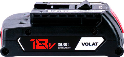 Аккумулятор для электроинструмента VOLAT VT-BOS-GBA18V4-18.0V2.5AH (для Bosch) -