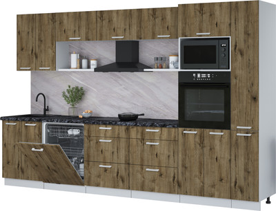 

Кухонный гарнитур, Мила Лайт 3.3-ПМ1