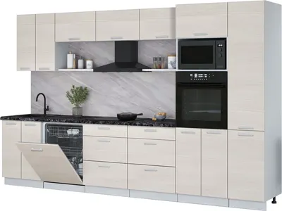 

Кухонный гарнитур, Мила Лайт 3.4-ПМ1