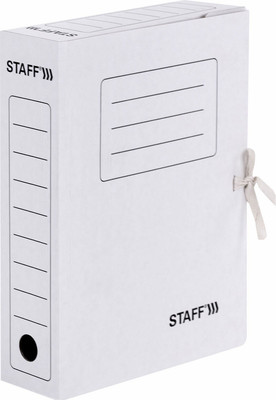 Коробка архивная Staff 128869 (белый) - 
