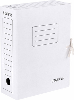 Коробка архивная Staff 128874 (белый) - 