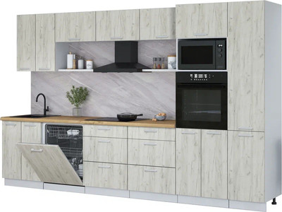 

Кухонный гарнитур, Мила Лайт 3.4-ПМ1