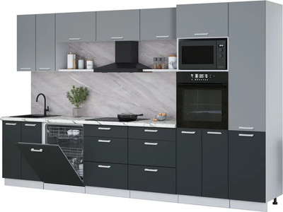 

Кухонный гарнитур, Мила Лайт 3.4-ПМ1