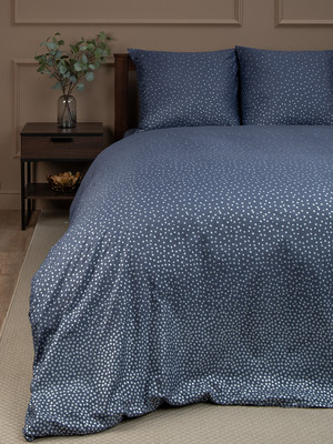 Комплект постельного белья Amore Mio Макосатин BZ QR Sky BL Euro Msh / 34182 (синий) -