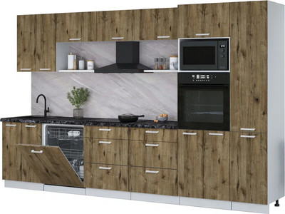 

Кухонный гарнитур, Мила Лайт 3.4-ПМ1