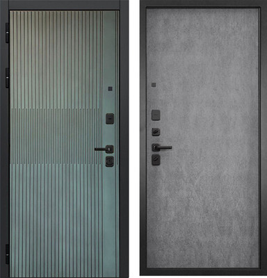 Входная дверь ГРАНИТ Бриони 77-1 бетон невский (86x205, левая) - 