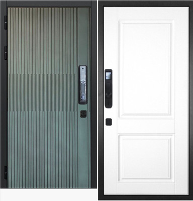 Входная дверь ГРАНИТ Бриони Смарт 35 (96x207, левая) -