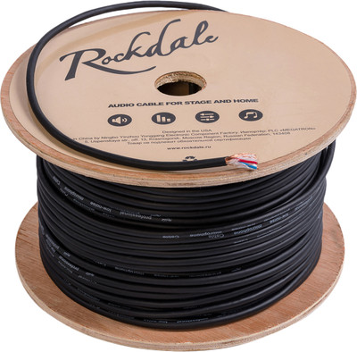 Кабель Rockdale M008 (100м, черный) - 