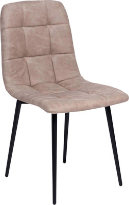 Стул Алвест AV 406-N (песочная замша Kiprus 03/черный) - 