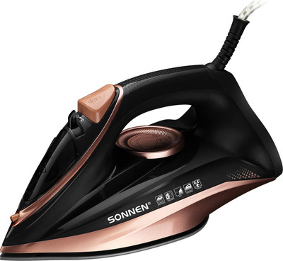 Утюг Sonnen SI-6680 / 456997 (черный/розовое золото) - 