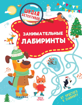 

Развивающая книга, Занимательные лабиринты, мягкая обложка