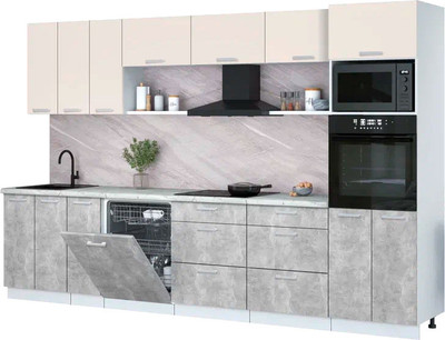 

Кухонный гарнитур, Мила Лайт 3.3-ПМ1-2