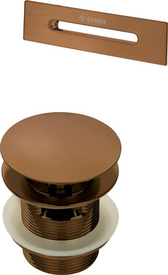 Донный клапан Deante KYY C10B (с декоративной накладкой перелива) - 