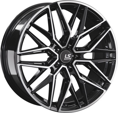 Литой диск LS wheels FlowForming RC59 20x8.5 5x112мм DIA 66.6мм ET 30мм BKF -