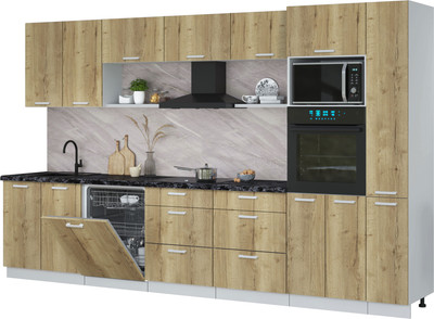 

Кухонный гарнитур, Мила Лайт 3.5-ПМ1