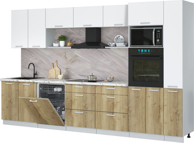 

Кухонный гарнитур, Мила Лайт 3.5-ПМ1