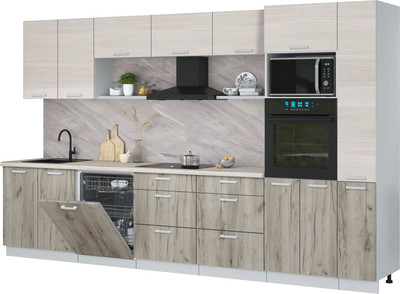 

Кухонный гарнитур, Мила Лайт 3.5-ПМ1