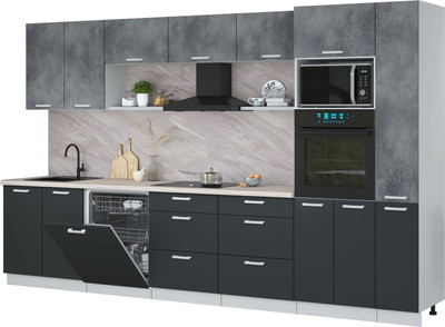 

Кухонный гарнитур, Мила Лайт 3.5-ПМ1