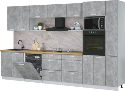 

Кухонный гарнитур, Мила Лайт 3.5-ПМ1