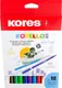 Фломастеры Kores Korellos Standart / 29013.21 (12цв) - 