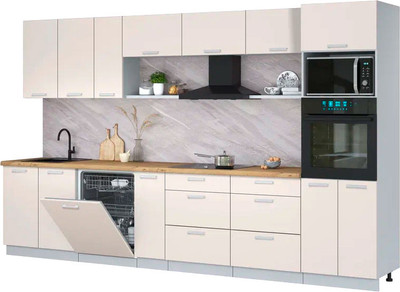 

Кухонный гарнитур, Мила Лайт 3.5-ПМ1-2