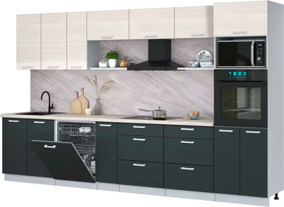 

Кухонный гарнитур, Мила Лайт 3.5-ПМ1-2