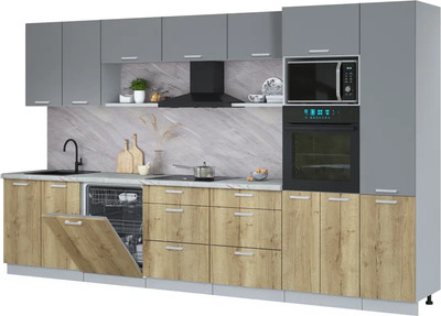 

Кухонный гарнитур, Мила Лайт 3.6-ПМ1