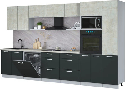 

Кухонный гарнитур, Мила Лайт 3.6-ПМ1