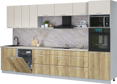 

Кухонный гарнитур, Мила Лайт 3.6-ПМ1-2