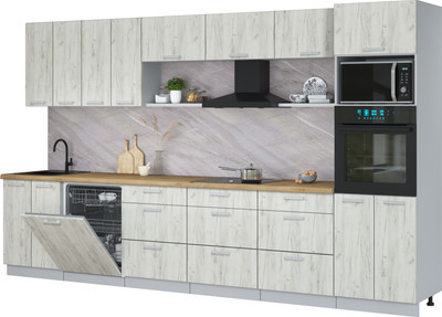 

Кухонный гарнитур, Мила Лайт 3.6-ПМ1-2