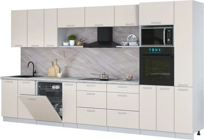 

Кухонный гарнитур, Мила Лайт 3.8-ПМ1