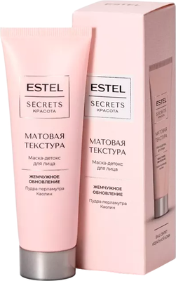 Маска для лица кремовая Estel Secrets Матовая текстура (50мл) -