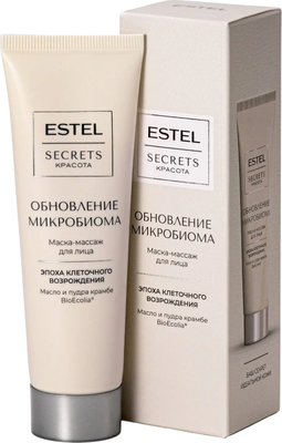 Маска для лица кремовая Estel Secrets Обновление микробиома (50мл) -