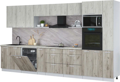 

Кухонный гарнитур, Мила Лайт 3.8-ПМ1