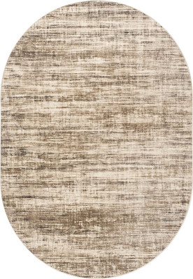 Коврик Radjab Carpet Бьянка Овал D060A / 10613 (1.2x1.8, Cream Shirink/Vizon Fdy) -