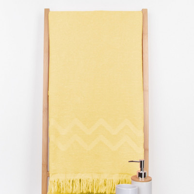 Полотенце Речицкий текстиль Молния махра 70х140 / 3о402.100ж1 (светло-желтый) - 