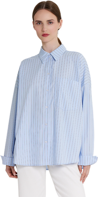 Блузка Mark Formelle 122976 (р.170-92/96-98/102, широкая голубая полоска-1) - 