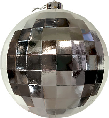 Шар новогодний Золотая сказка Диско-шар / 592483 (серебристый) - 