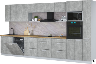 

Кухонный гарнитур, Мила Лайт 3.9-ПМ1