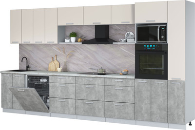 

Кухонный гарнитур, Мила Лайт 3.9-ПМ1