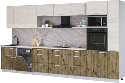 

Кухонный гарнитур, Мила Лайт 3.9-ПМ1