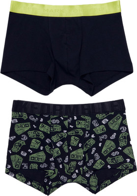 Комплект мужских трусов Mark Formelle 411215-2 (р.82-92, кэш на черном/черный) - 