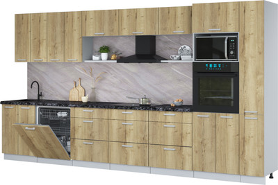 

Кухонный гарнитур, Мила Лайт 3.9-ПМ1